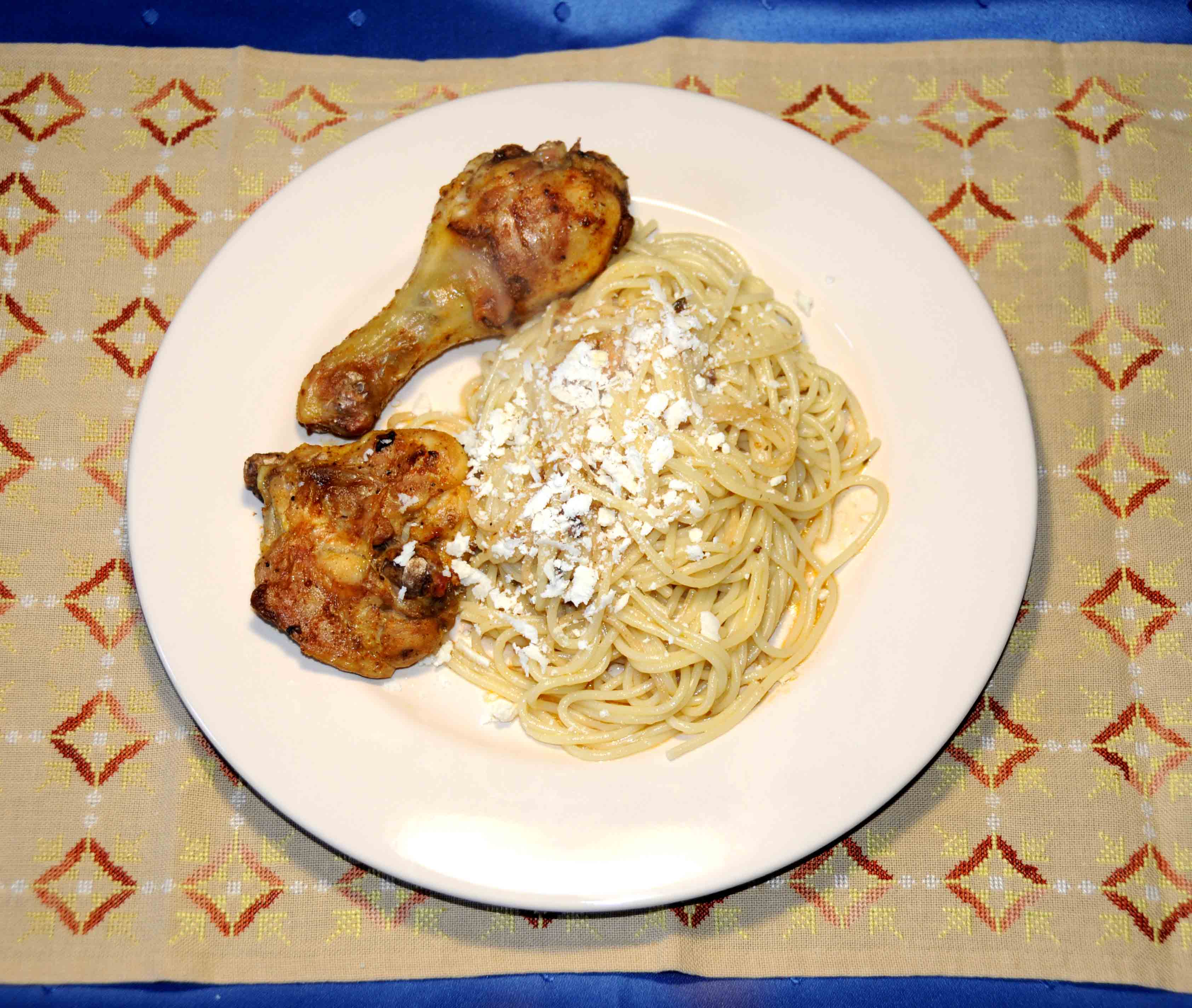 Μακαρόνια με κοτόπουλο - Macaroni with chicken