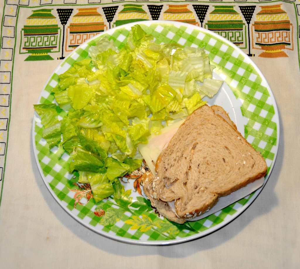 Τοστ με σαλάτα - Toast with salad