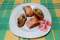 Σπανακόπιτα με φύλλο σφολιάτα - Spinach pie with puff pastry
