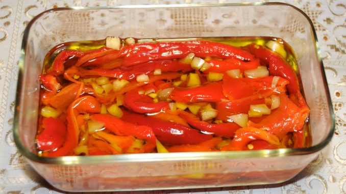 Πιπεριές Φλωρίνης στο λάδι - Florina peppers in the oil
