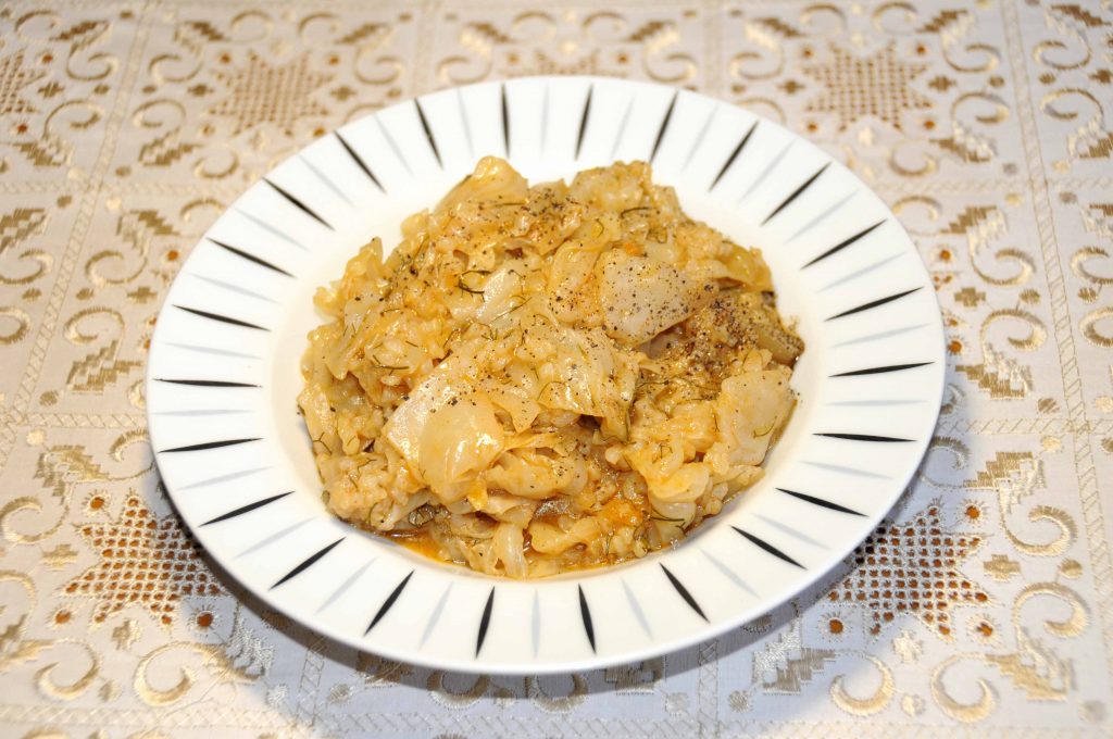 Λαχανόρυζο με ρύζι Καρολίνα - Cabbage with rice Carolina
