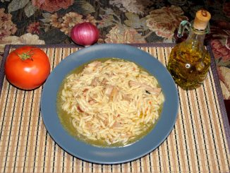 Γαλοπούλα γιουβέτσι - Turkey with orzo thick orzo pasta