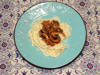 Μακαρόνια με μανιτάρια - Spaghetti with Mushrooms