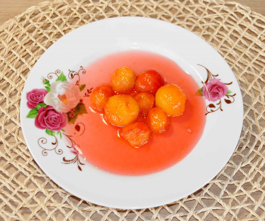 Γλυκό κουταλιού Κοκκίνα κορόμηλα - Sweet red cherry plum Preserve