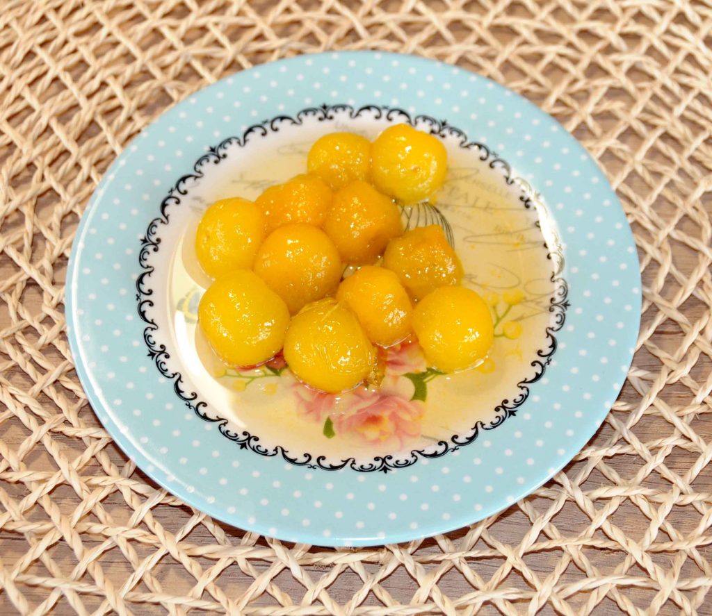 Γλυκό κουταλιού κίτρινο κορόμηλο - Sweet yellow cherry plum Preserve