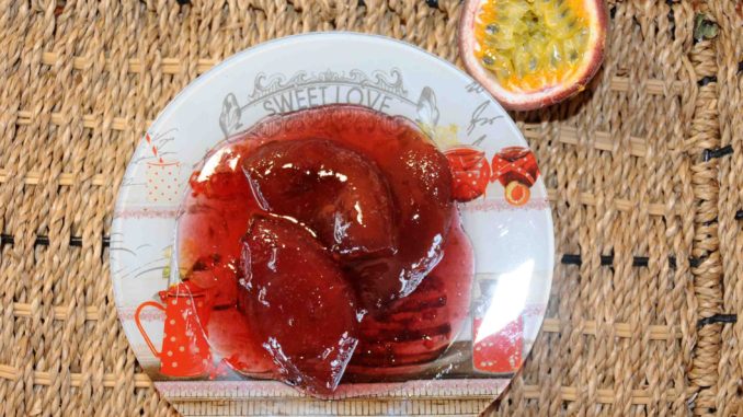 Γλυκό με φρούτα του πάθους Granadilla (Passiflora edulis) - Preserve with passion fruit Granadilla (Passiflora edulis)