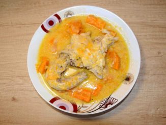 Κοτόσουπα με κολοκύθα και καρότα - Chicken soup with pumpkin and carrots