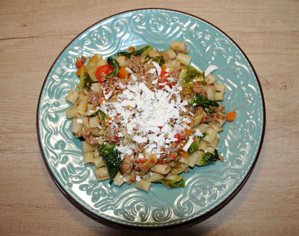 Μακαρονάκι κοφτό με κιμά και λαχανικά - Pasta Butt with Minced Meat and Vegetables