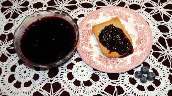 Μαρμελάδα Μπλούμπερις - Blueberry jam