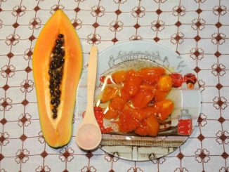 Παπάγια γλυκό - Papaya Preserve