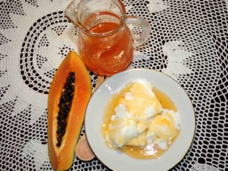 Σιρόπι παπάγιας - Papaya syrup