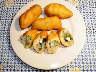 Πιροσκί με τυρί φέτα - Piroshki with feta cheese